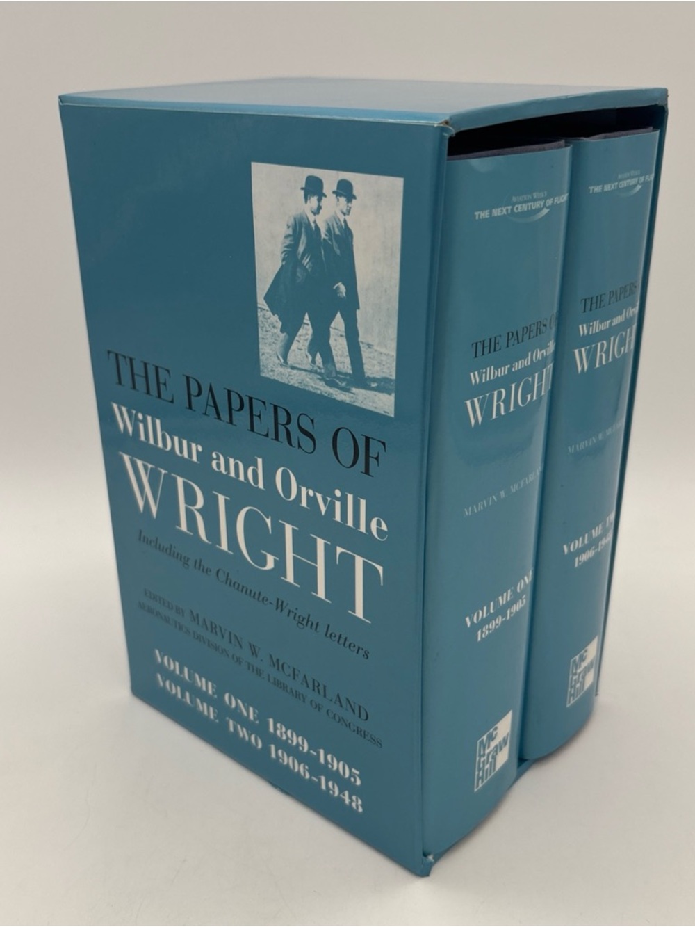 The Papers of Wilbur and Orville Wright Vol. 1 & 2 by Marvin McFarland Box Set